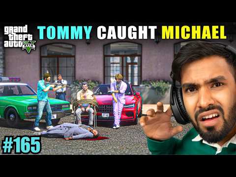 TOMMY CAUGHT MICHAEL | TECHNO GAMERZ GTA V GAMEPLAY #165