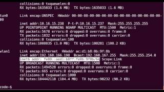 How to find IP address and MAC address on ubuntu systems