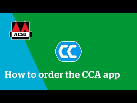 How to order the CampingCard ACSI-app with an access code?