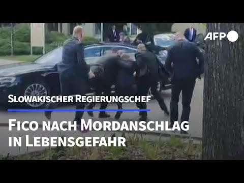 Slowakei: Regierungschef Fico nach Mordanschlag in Lebensgefahr | AFP