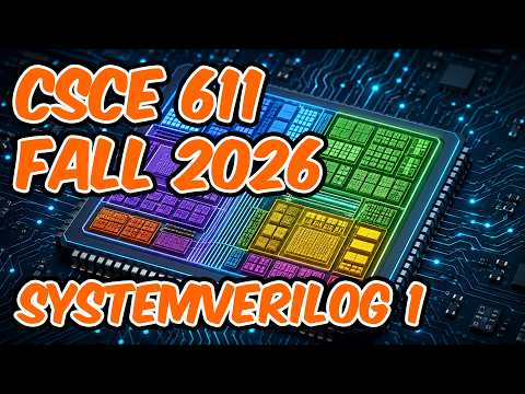 CSCE 611 Fall 2026: Lecture 4: SystemVerilog 1