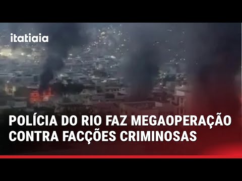 MEGAOPERAÇÃO CONTRA O COMANDO VERMELHO TEM 64 MORTOS E 81 SUSPEITOS PRESOS!