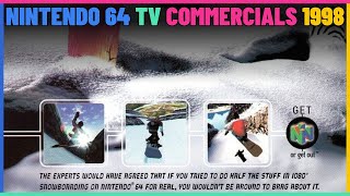 Nintendo 64 TV Commercials From 1998.