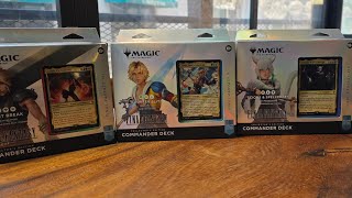 Opening a Final Fantasy Collector Commander Deck - PRINGLES?! Is it worth $400?