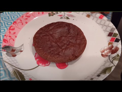 Egg less Chocolate Cake with biscuits