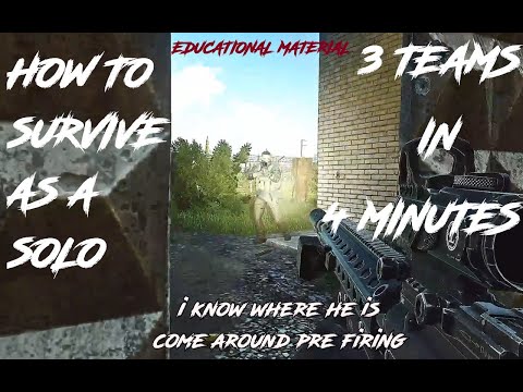 How to Survive as a Solo Player in Tarkov: Surviving 3 Teams in 4 Minutes on Reserve PVP Tips Tarkov