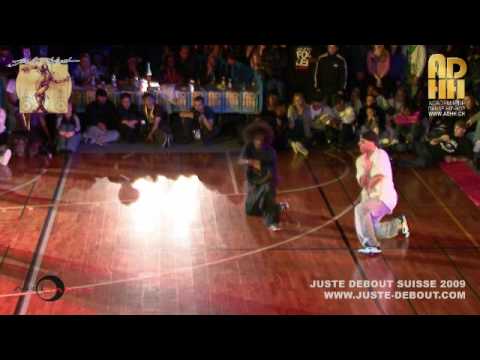 Finale Hip-Hop Juste Debout Suisse 2009 Boubou&Cecef VS Mamson&Joyson