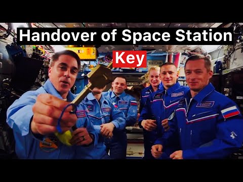 Chris Cassidy handover Space Station Key to Expedition 64 Crew || NASA