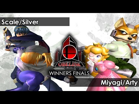Melee: Scale/Silver V Arty/Miyagi - Obelisk 32 Tournament SSBM