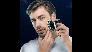 9D Electric Head Shaver Men Electric Razor Nose Hair Sideburns Trimmer Waterproof Wet/Dry Grooming youtube video