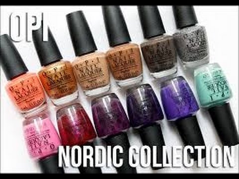 OPI Fall 2014 - Nordic collection - Live swatches