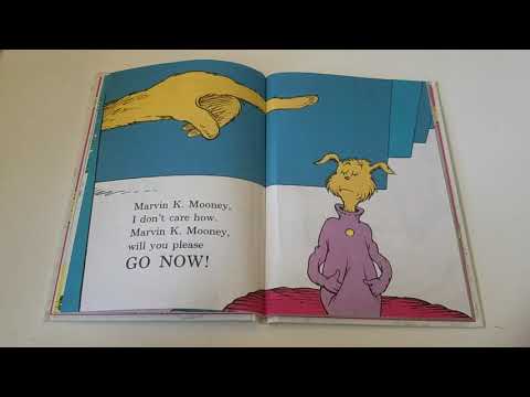 Marvin K. Mooney Will You Please Go Now!  by Dr. Seuss