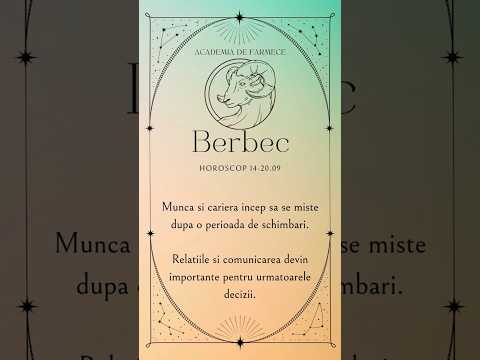 Horoscop saptamana 14-20.09