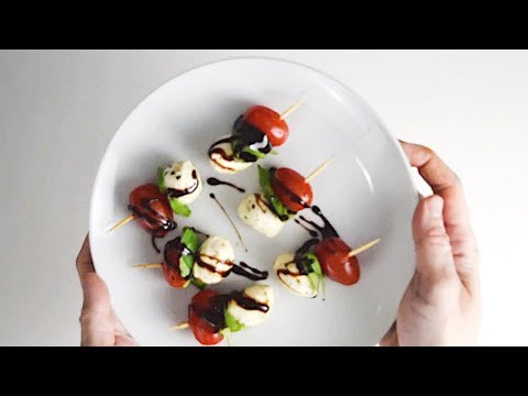 Easy Caprese Bites Recipe #appetizer #appetizerrecipes  #caprese