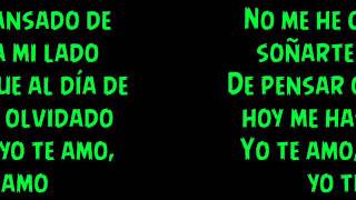 He Llorado (Como Un Niño) - Juan Magan ft. Gente De Zona (Letra)