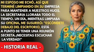 Cuando mi esposo me echó, comencé a limpiar en su empresa. Pero un día...