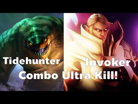 Tide Hunter+Invoker Combo Ultra Kill! Cast by Tobi Wan - DotA2 Rage Quit Channel