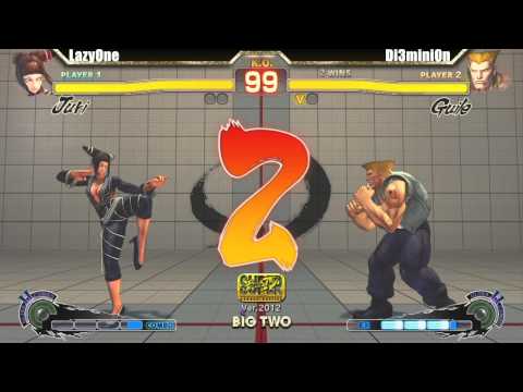 SSF4 AE2012 LazyOne vs Dieminion - Big Two #11 Tournament Sponsored by Shoryuken.com