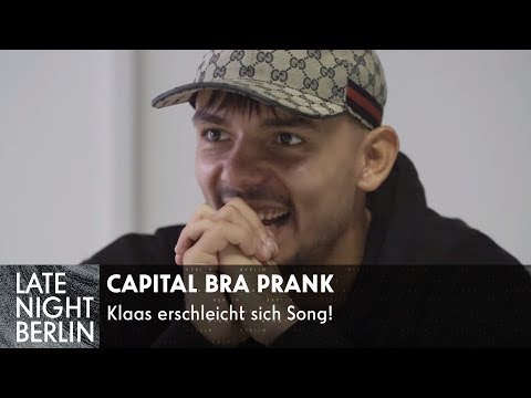 Capital Bra Prank - Klaas erschleicht sich Song | Die Gang ist mein Team | Late Night Berlin