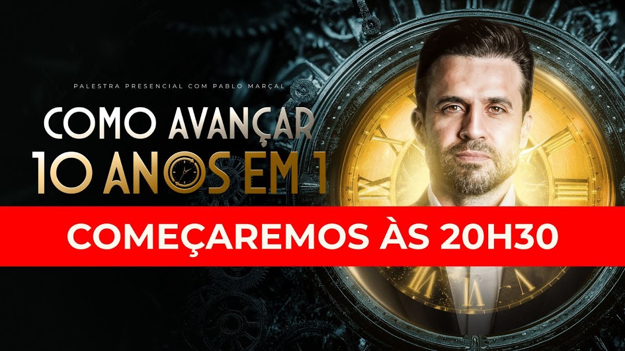 A virada: Como avançar 10 anos em 1 | 29/12 às 20h30 com Pablo Marçal