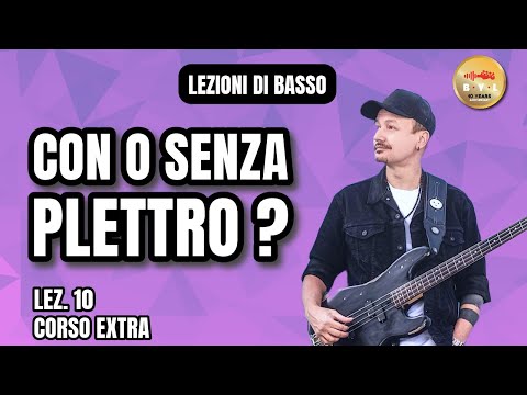 Lezioni di Basso #10 Corso Extra - Suonare con o senza plettro?