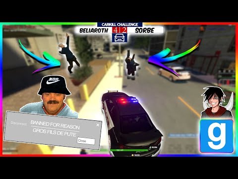 J’ÉCRASE SANS RANCUNE TOUT LE SERVEUR !  - GMOD Carkill Challenge #4