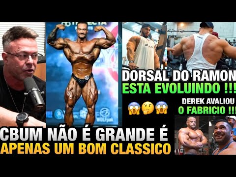 PINDUCA OPINA: CBUM NÃO É GRANDE + RAMON SINISTRO, DORSAL BEM DENSA + FABRICIO E DEREK E MAIS