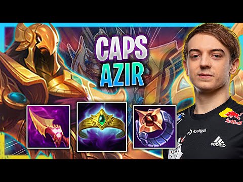 CAPS IS INSANE WITH AZIR! | G2 Caps Plays Azir ADC vs Talon!  Season 2023