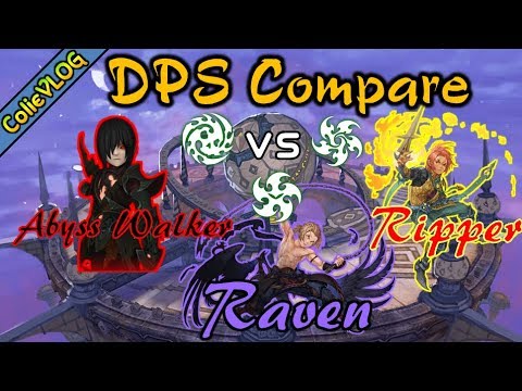 [DPS Compare] Ripper vs Raven vs Abyss Walker l ColieVLOG#55 - SpeedColie -【Dragon Nest SEA】