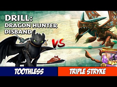 TOOTHLESS VS. BOSS TRIPLE STRYKE | Dragons: Rise of Berk (Gauntlet event)