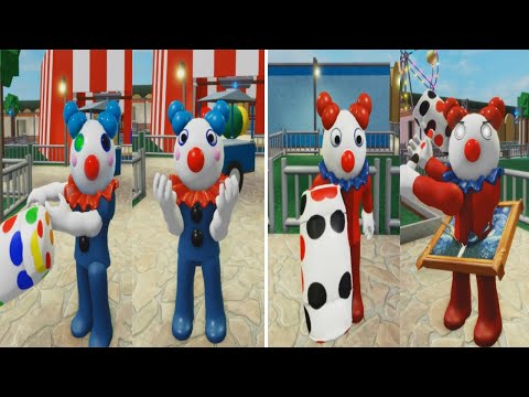 Old vs New Piggy  Clowny Infected & Non Infected Jumpscare