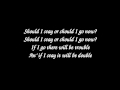 The Clash - Should I stay or should I go (lyrics ...