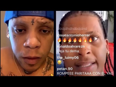 (Se armó) yomel el meloso y químico ultra mega ponen claro a rochy rd en live de Instagram