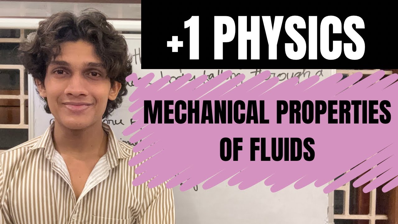 PLUS ONE PHYSICS -MECHANICAL PROPERTIES OF FLUIDS | IMPORTANT DERIVATIONS|