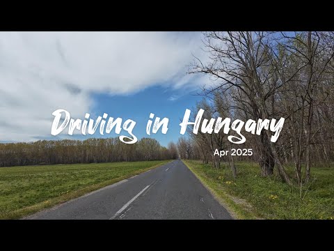[4K] Driving in Hungary : Szeged - Soltvadkert