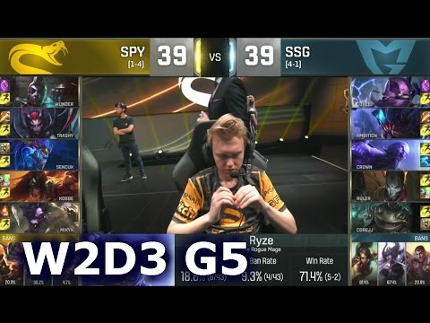 SPY vs SSG - Worlds 2016 W2D3 Group D | LoL S6 World Championship Week 2 Day 3 Splyce vs Samsung