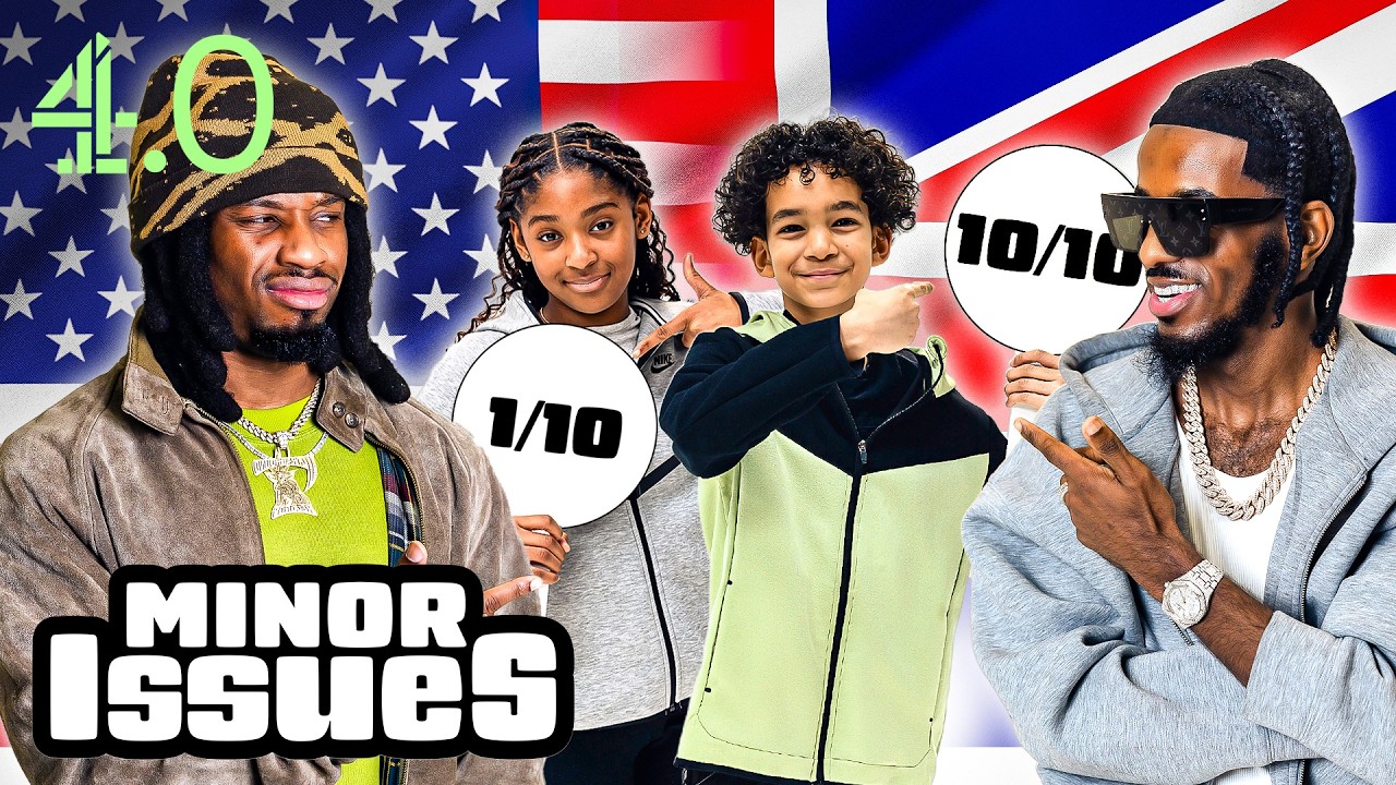 Savage Kids Judge: BRITISH vs AMERICAN RAPPERS | Minor Issues
