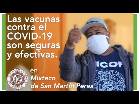 Las vacunas son seguras y efectivas (Mixteco de San Martín Peras)