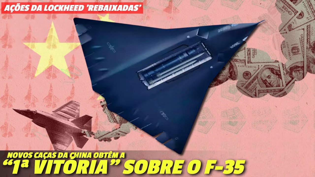 Novos caças chineses já trazem problemas ao F-35: Causam 'rebaixamento' das ações da Lockheed