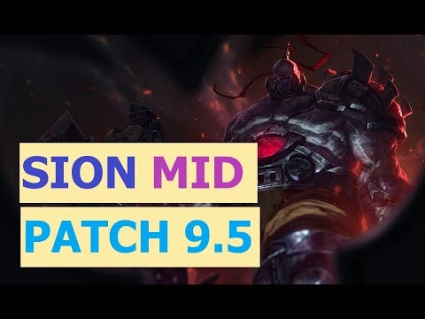 SKT T1 Faker Play Sion Mid Patch 9.5 Ranked Korean Pro Replays