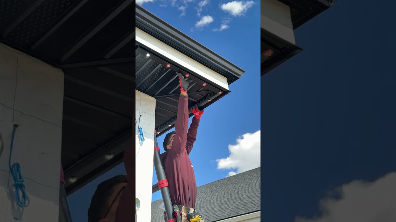 Professional Eave Channel Installation - VIVA Lights