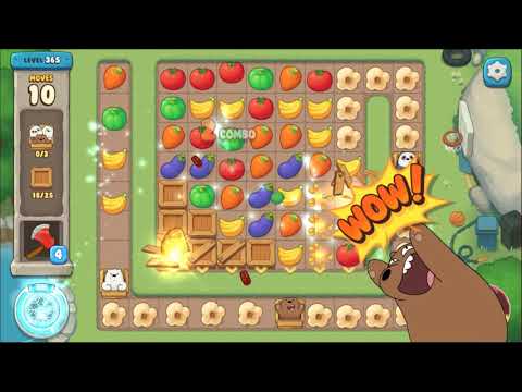 We Bare Bears match3 repairs level 365