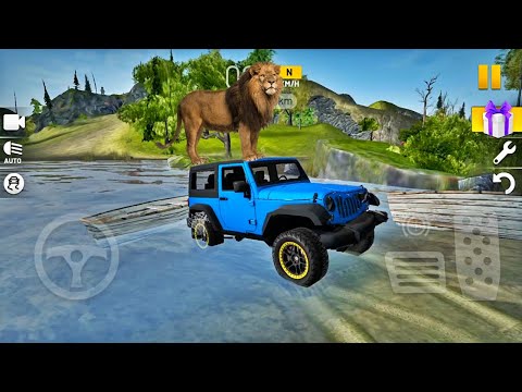 Offroad Safari Jeep Driving in Xtreme Driving Sim - Offroad & City Roads - Best Android Gameplay