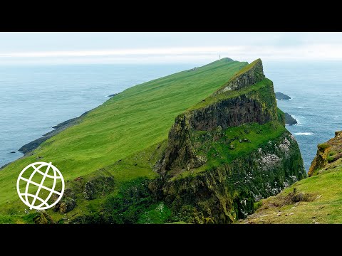 Uma viagem inesquecível em 4K para Mykines, Ilhas Faroe