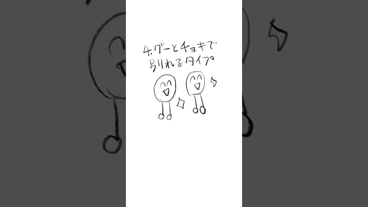 【質問】グーとパーで別れるやつ、何て言う？ (漫画ver.）