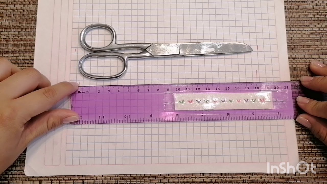 Regla de medir (centímetros y milímetros)