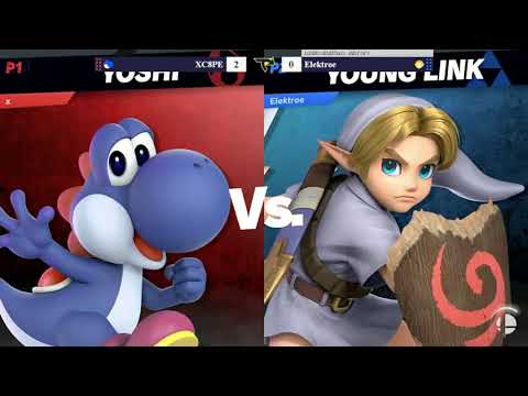 Tap Jump 8 SSBU Losers Finals - XC8PE (Yoshi) vs Elektroe (Young Link)