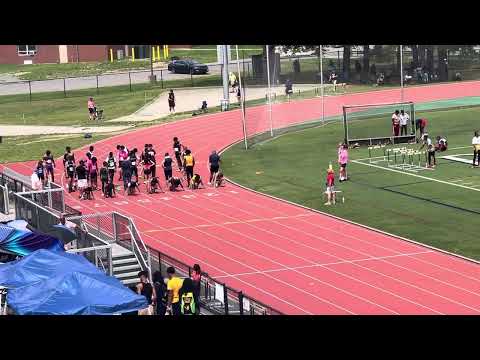 Girls 15-16 years old - 100M (Heat 3) - AAU Region 1 Championship (7/1/23)