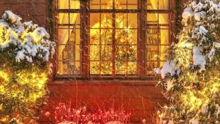 Christmas Music with Snowfall and Sounds of Winter