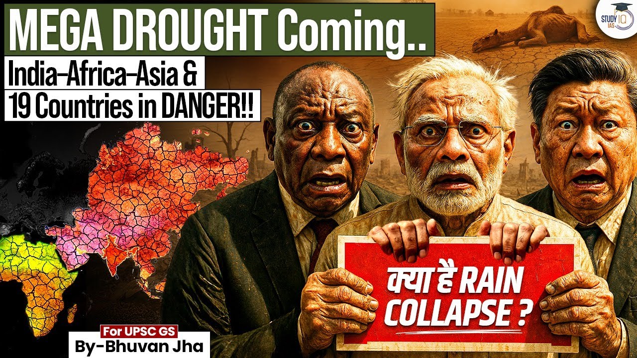 Mega Drought Alert! | Rain Collapse Threatening India, Asia & Africa | Causes & Solutions Explained